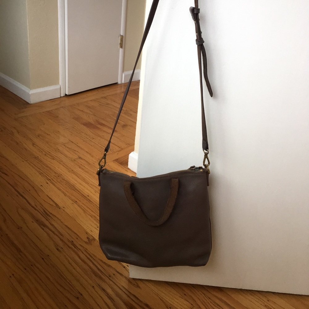 Madewell Zip-Top Transport Crossbody Tote